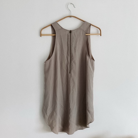 Aritzia Wilfred Sevres Blouse in Grey-Taupe - Size Small - Picture 2 of 6